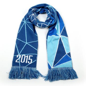 Wholesale High Quality Own Logo Thick Double-layer Knitted Jacquard Scarf